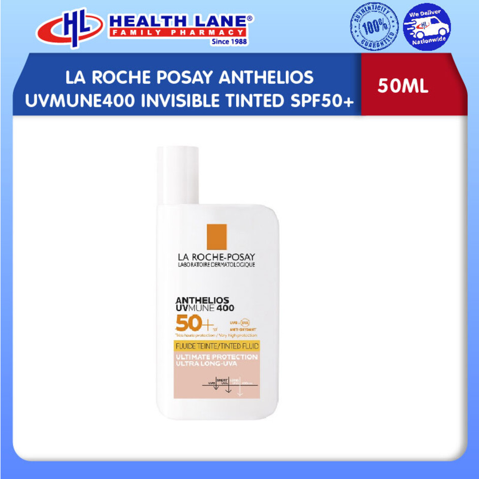 LA ROCHE POSAY ANTHELIOS UVMUNE400 INVISIBLE TINTED SPF50+ (50ML)